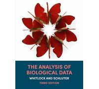 Dolph Schluter Michael C. Whitl The Analysis of Biological D (Copertina rigida)