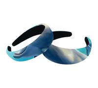 Dolphin-1744 - Confezione da 2 cerchietti larghi per capelli, imbottiti, spessi, da donna, elastici e carini, fasce per capelli a turbante