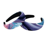 Dolphin-676 - 2 fasce elastiche per capelli in velluto con parte superiore larga, alla moda, da donna, 2 misure