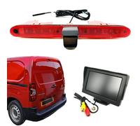 Dolphin Automotive Telecamera di retromarcia per Citroen Berlingo e Peugeot Partner con ugello a getto d'acqua dal 2018 in poi (fotocamera con cruscotto da 4,3 cm)