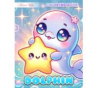 Dolphin Coloring Book: Gentle Ocean Creatures and Their Playful World