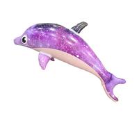 Dolphin Float - Gonfiabile Con Creature Marine | Zattera In PVC Con Anello Per Il Nuoto Dei Cartoni Animati | Decorazioni Per Feste In Spiaggia Giochi Estivi Per Bambini Giochi D'acqua Oceano