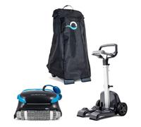 Dolphin Nautilus CC Plus Robot piscina fuori terraa 12 m con Caddy da trasporto e copertura Caddy Classic, Robot piscina pareti e fondo, Navigazione intelligente