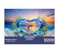 Dolphin Puzzle Da 1000 Pezzi Per Amanti Della Natura: Ammira Paesaggi E Rafforza La Persistenza!