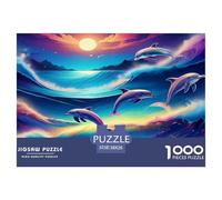 Dolphin Puzzle Da 1000 Pezzi Per Chi Ama I Paesaggi Urbani: Ricrea Città Famose E Migliora La Memoria!