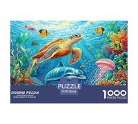 Dolphin Puzzle Da 1000 Pezzi Per Famiglie Che Cercano Attività Educative: Impara Mentre Ti Diverti!