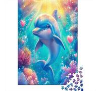 Dolphin Puzzle Sfidare 1000 Pezzi Adulti, Educa Decorazione Della Casa Regalo 1000pcs (75x50cm)