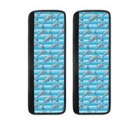 Dolphin - Set di 2 coperture per maniglie del frigorifero, antiscivolo, regolabili, per lavastoviglie, forno, cucina, decorazione