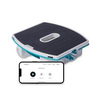 Dolphin Skimmi è Uno Skimmer Automatico per Piscina con Funzione Bluetooth in Grado di Pulire la Superficie dell'Acqua con sensori Intelligenti a Carica Solare