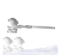 Dolphin Snowball Maker - Novità giocattolo con stampo per neve, divertente accessorio invernale per la lotta con palle di-neve, gioco creativo all'aperto per bambini piccoli | Fantastico regalo di com