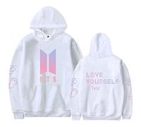 Dolpind BTS Bangtan Boys - Felpa con cappuccio, colore: nero