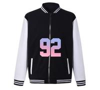 Dolpind BTS Love Yourself Giacca da baseball Bangtan Boys Merchandise Jimin Jungkook Felpa con cappuccio, Bambino, Jin 92 Nero, X-Small