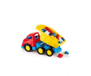 DOLU - Camion con Costruzioni Dolu 50 pezzi - Unico