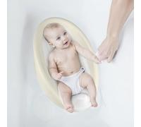 Dolu Supporto per vasca da bagno, antiscivolo, comodo e sicuro, colore beige, perfetto supporto per il bagno di neonati e neonati