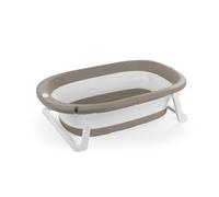 Dolu Vasca da bagno pieghevole per neonati, design compatto e comodo, pietra grigia - facile da riporre, sicuro e comodo per i bambini