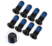 Dolvitrny 8 paia di viti per tacchetti per pedali per Speedplay, bulloni resistenti a basso profilo, 8,5 mm, 9,5 mm, 10,5 mm, accessori di ricambio per scarpe da ciclismo su strada (10,5 mm)