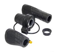 Dolvitrny Acceleratore a mezzo giro per bici elettrica, impugnatura antiscivolo in plastica, compatibile con testa M8, cavo da 30 - 32 cm per ricambio bicicletta elettrica
