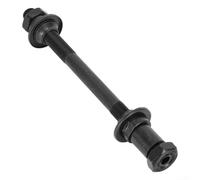 Dolvitrny Adattatore per asse del mozzo della bicicletta, kit di conversione a sgancio rapido per ruota anteriore e posteriore, mandrino in acciaio al carbonio da 9,5 mm, lunghezza 108 mm e 144 mm