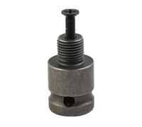 Dolvitrny Adattatore per mandrino per conversione chiave - Vite maschio da 12,5 mm, compatibile con 3/8-24 UNF e 1/2-20 UNF, connettore per trapano elettrico in lega di acciaio (A)