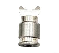 Dolvitrny Albero di ricambio per mulinello da pesca Shimano Metanium 18/20/22/23/24 e mulinelli MGLDC - Albero Twist in rame + perni a mezzaluna, compatibile in acciaio inossidabile (mezzaluna)