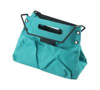 Dolvitrny Borsa portaoggetti con parte superiore a scala, in tessuto Oxford 600D, resistente, per scala estendibile, borsa per attrezzi da appendere con rivetti rinforzati per trasportarla (26 x 21 x