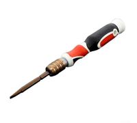 Dolvitrny Cacciavite a doppio scopo regolabile 2 in 1 con intaglio e per punte Phillips, punta metrica da 4 mm, impugnatura ergonomica antiscivolo per uso domestico e ufficio