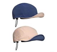 Dolvitrny Cappello da viaggio pieghevole compatto ripiegabile per campeggio | Morbide cinghie regolabili, si adatta a uomini e donne, comodo sotto lo zaino, supporto da trekking per tutto il giorno