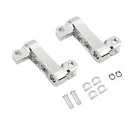 Dolvitrny CNC Alluminio - 360 ° Regolabile Pedana Mount Kit Touring- | Bolt On Footpeg Extension per Cruisers, Staffa poggiapiedi in lega resistente, personalizzabile