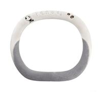 Dolvitrny Coprivolante a forma di panda in caldo finto visone, antiscivolo | Accessori per auto carini per ragazze, copertura ad anello in gomma antiscivolo, accessorio essenziale per la guida invernale
