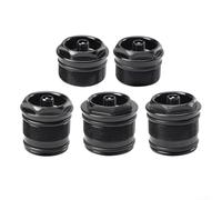 Dolvitrny Dado valvola forcella bici per_Air Fork Cap Assembly for RockShox Suspension Fork Top Cap in lega di alluminio AV Valve Core nero (32,3 x 1,0 mm)