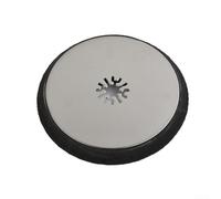 Dolvitrny Disco abrasivo rotondo per multi-utensile oscillante Multimaster, disco per lucidatura da 115 mm con base in acciaio inossidabile, attacco per levigatrice per legno e metallo