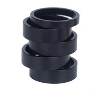 Dolvitrny Distanziali per cuffie da bicicletta da 28,6 mm, in lega | Kit distanziale da 5 mm 10 mm, Riser per manubrio in bicicletta, Spessori in lega anodizzata, Rondelle di regolazione dello