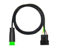 Dolvitrny Ebike Cavo display a 5 pin per Bosch, adattatore per strumenti bici elettriche con prolunga connettore SM per cavo impermeabile, 5 pin maschio a femmina (da maschio a maschio SM)