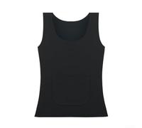 Dolvitrny Gilet termico da donna in pile caldo | Tecnologia riscaldata, pile ispessito, strato di base termico, design a colori puri, adatto per le giornate fredde