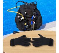 Dolvitrny Guanti da muta in neoprene da 5 mm per immersioni in acqua fredda, snorkeling, surf, tracciamento del fiume e sport acquatici, protezione termica per le mani, isolati e antiscivolo (L)