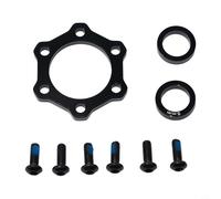 Dolvitrny Kit di conversione mozzo MTB per mozzo boost anteriore 15x100 a | Kit di spessori per mozzo ruota anodizzato, bulloni convertitori diametro asse bicicletta, regolatore larghezza mozzo