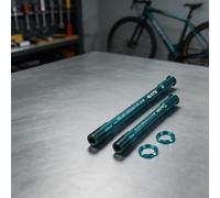 Dolvitrny Leggero 34g Thru Axle per Giant per tcr per propel Revolt | Performance Road Cycling Axle, rondella staccabile attraverso spiedo, oro argento rosa viola asse, personalizzabile Bike Thru