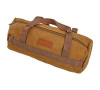 Dolvitrny Organizer per attrezzi da campeggio in tela per picchetti da tenda picchetti da terra martelli e pale Borsa per attrezzi da esterno resistente con manico giallo sacca per attrezzi per