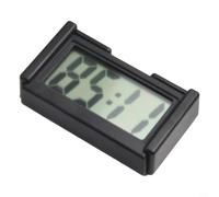 Dolvitrny Orologio digitale per cruscotto auto con display LCD, cifre jumbo, funzione cronometro, timer automatico portatile compatto per veicolo - alimentato a batteria (LR1130)