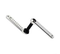 Dolvitrny Per gxp Compatibile 3 Bulloni Pedivelle 24mm Mandrino per Gravel | MTB Road per set di pedivelle ibride, sistema di precarico regolabile, pedivelle per bici anodizzate nere 160 mm