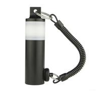 Dolvitrny Shaker subacqueo luminoso in lega di alluminio per anello per immersioni subacquee - Luce di segnalazione Shake-to-Glow per Cave & Night Diving, 134,5 x 34 x 34 mm, 160 g (nero)