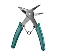 Dolvitrny Snap per pinze ad anello, strumento 2 in 1 per installazione e rimozione anelli di sicurezza interni ed esterni, in acciaio al carbonio, 140 mm, per auto, moto e (verde)