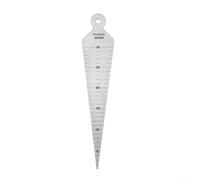 Dolvitrny Spessimetro 5-30 mm per misurare piccoli fori e fori cilindrici, strumento di misurazione in acciaio inossidabile con scala conica, righello di larghezza della fessura