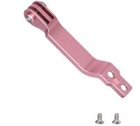 Dolvitrny Supporto in lega di alluminio per luci bici su biciclette pieghevoli, compatibile con Brompton NEO Il design curvo garantisce una piegatura senza ostacoli (rosa)