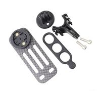 Dolvitrny Supporto per computer da bicicletta in fibra di carbonio per DEDA Alanera e manubrio, compatibile con computer da ciclismo