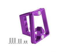 Dolvitrny Supporto per portapacchi anteriore in lega di alluminio per biciclette pieghevoli, design a tre fori per il naso a maiale che garantisce un carico stabile, accessorio di supporto per bagagli