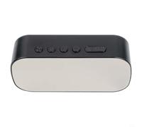 Dolvitrny Sveglia digitale a specchio con display a LED, lettura e luminosità regolabile a 5 livelli per camera da letto, ufficio o desktop (B-verde)