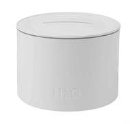 Dolvitrny Umidificatore a fiamma sfumata con lampada LED colorata, diffusore di oli essenziali da 160 ml per camera da letto, silenzioso 20-40 dB, spegnimento automatico senza acqua, ABS (bianco)