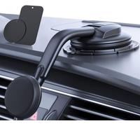 DOLYOFG Porta Cellulare Auto Magnetico [Magneti Potenti & Ventose di Tipo Militare] Supporto Telefono Auto per Parabrezza Cruscotto Portacellulare Auto Universale Smartphone iPhone Android (Gray)