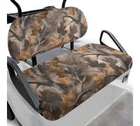 Dolyues Camo Caccia Golf Cart Seat Cover Decorazioni Universale Golf Cart Seat Coperta Raffreddamento Elastico Lavabile in Lavatrice Poliestere per Quartiere Cruising